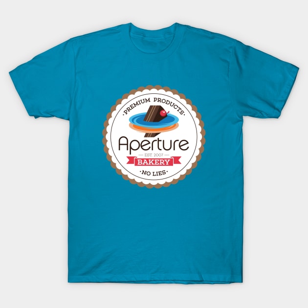 Aperture Bakery T-Shirt by Mdk7